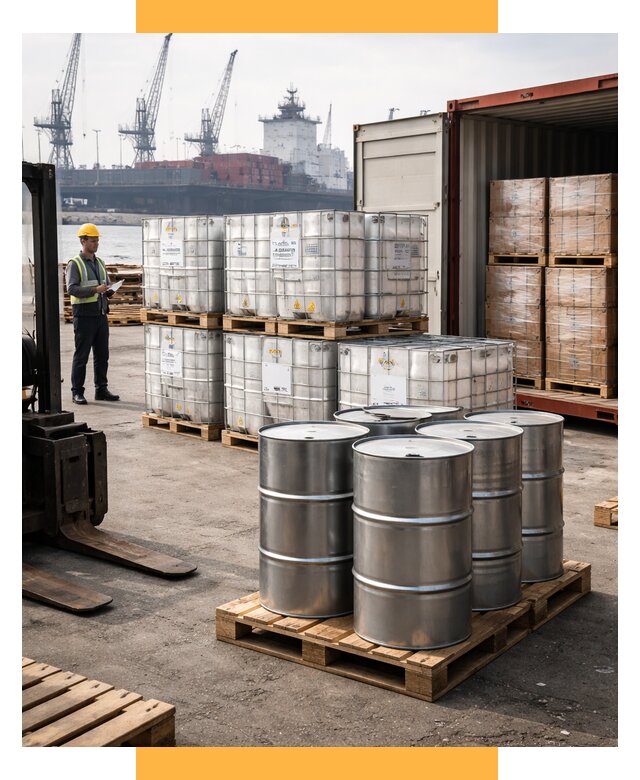 Доставка химического сырья из Индии от 257475 р. | СетСервис-Стм