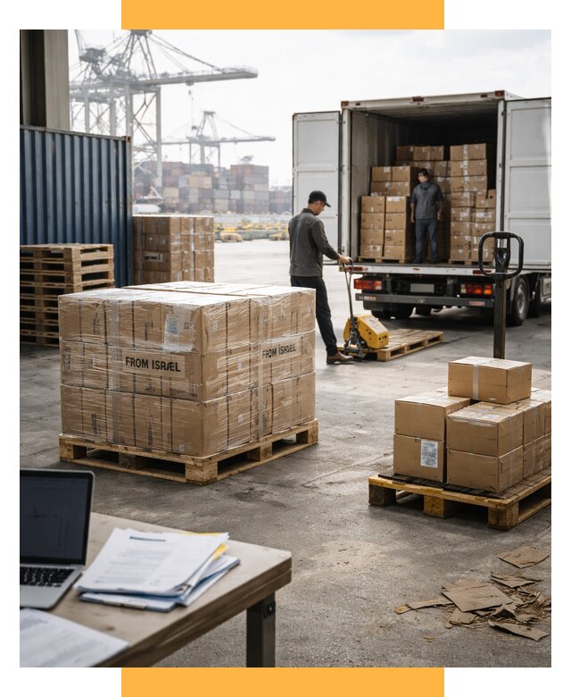 Доставка грузов из Израиля от 15449 р., логистика от СетСервис-Стм
