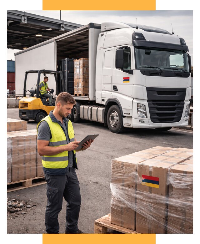 Автоперевозки из Армении от 97841 р. — услуги СетСервис-Стм