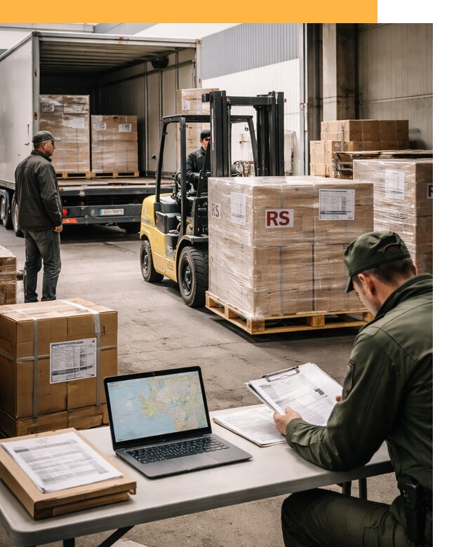 Доставка грузов в Сербию от 46346 руб, международные перевозки