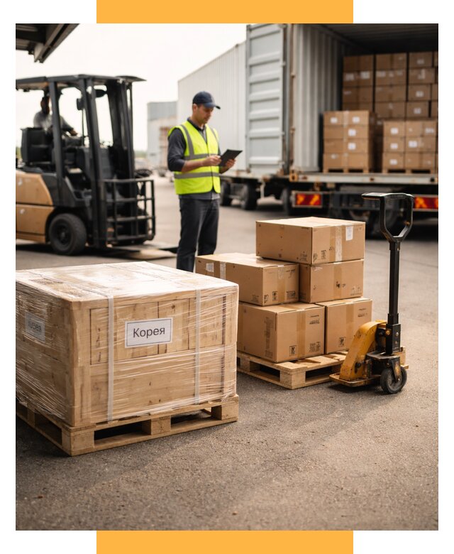 Доставка грузов в Корею из России от 36047 р. | СетСервис-Стм