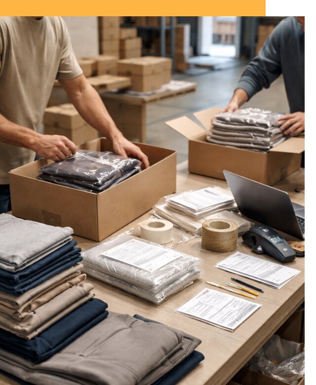 Перевозка одежды по миру от 7724 руб. с таможенным оформлением