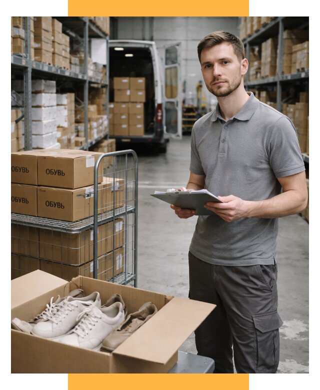 Доставка обуви из Китая и Турции от 4635 р. СетСервис-Стм