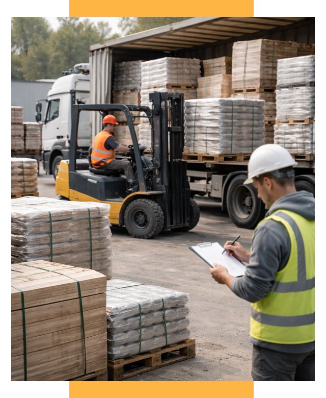 Перевозка строительных материалов от 5664 р. | СетСервис-Стм