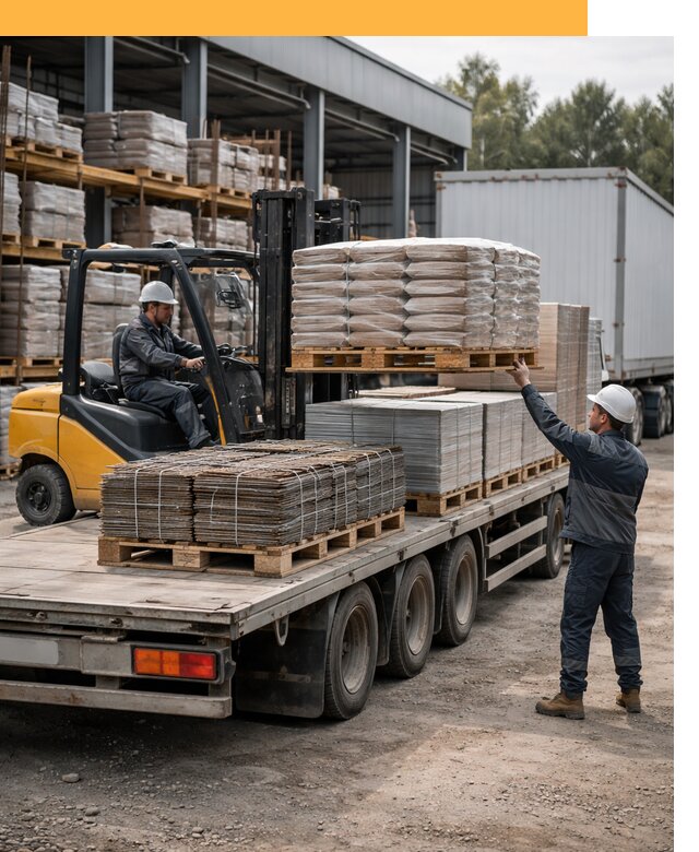 Перевозка строительных материалов по миру от 5664 руб