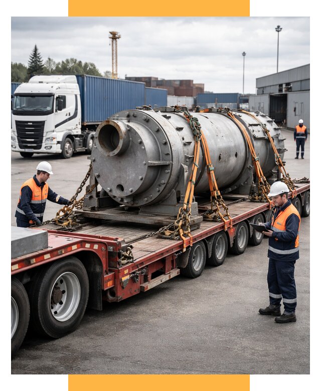 Перевозка тяжеловесных грузов под ключ от 154485 р. | СетСервис-Стм